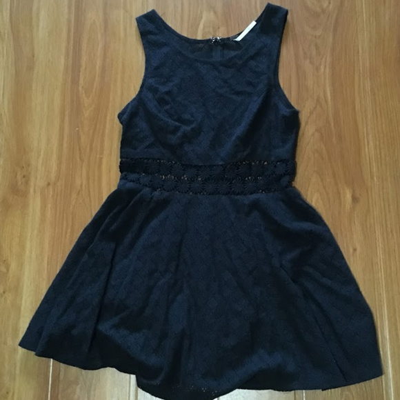 Free People Black Fitted Daisy Waist Size 4 - Picture 3 of 4
